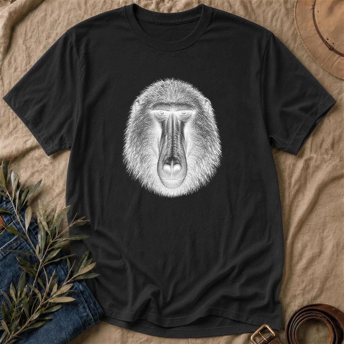Stone Face - Black