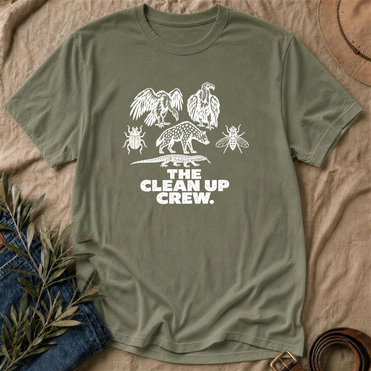 The Clean Up - Military Green