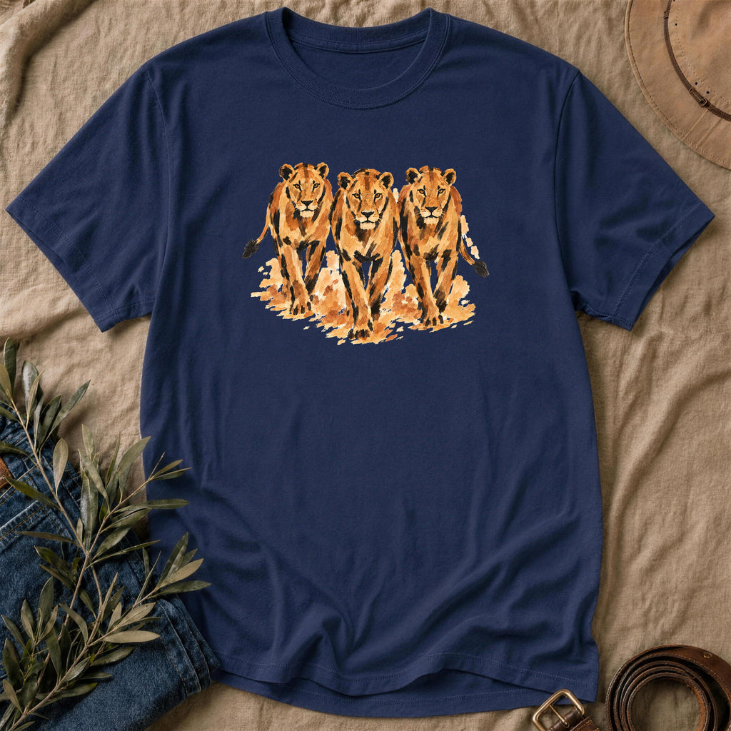 Three Abreast - Navy