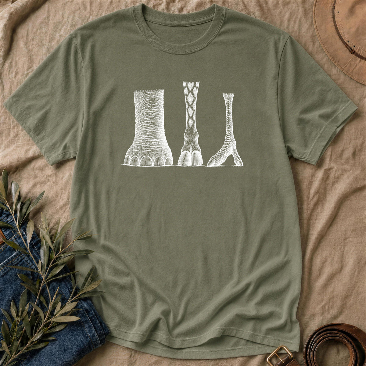 Three Feet - Military Green