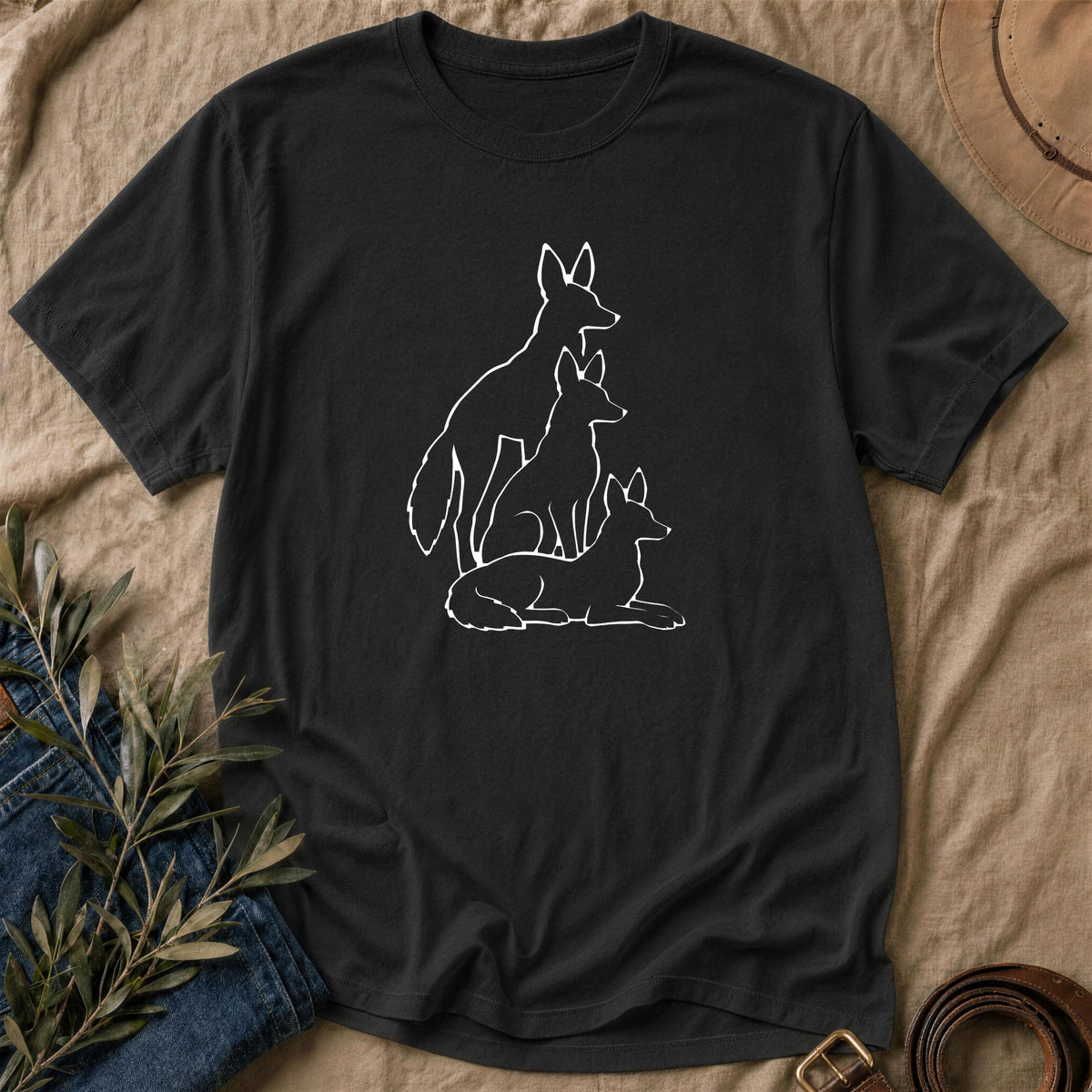 Three Jackals - Black