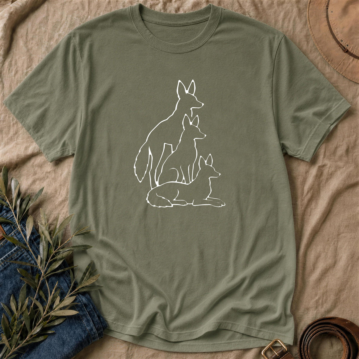 Three Jackals - Military Green