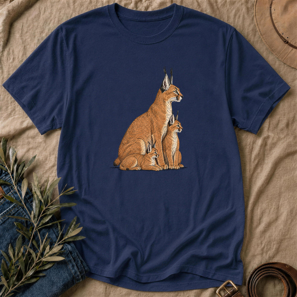 Three Tufts - Navy