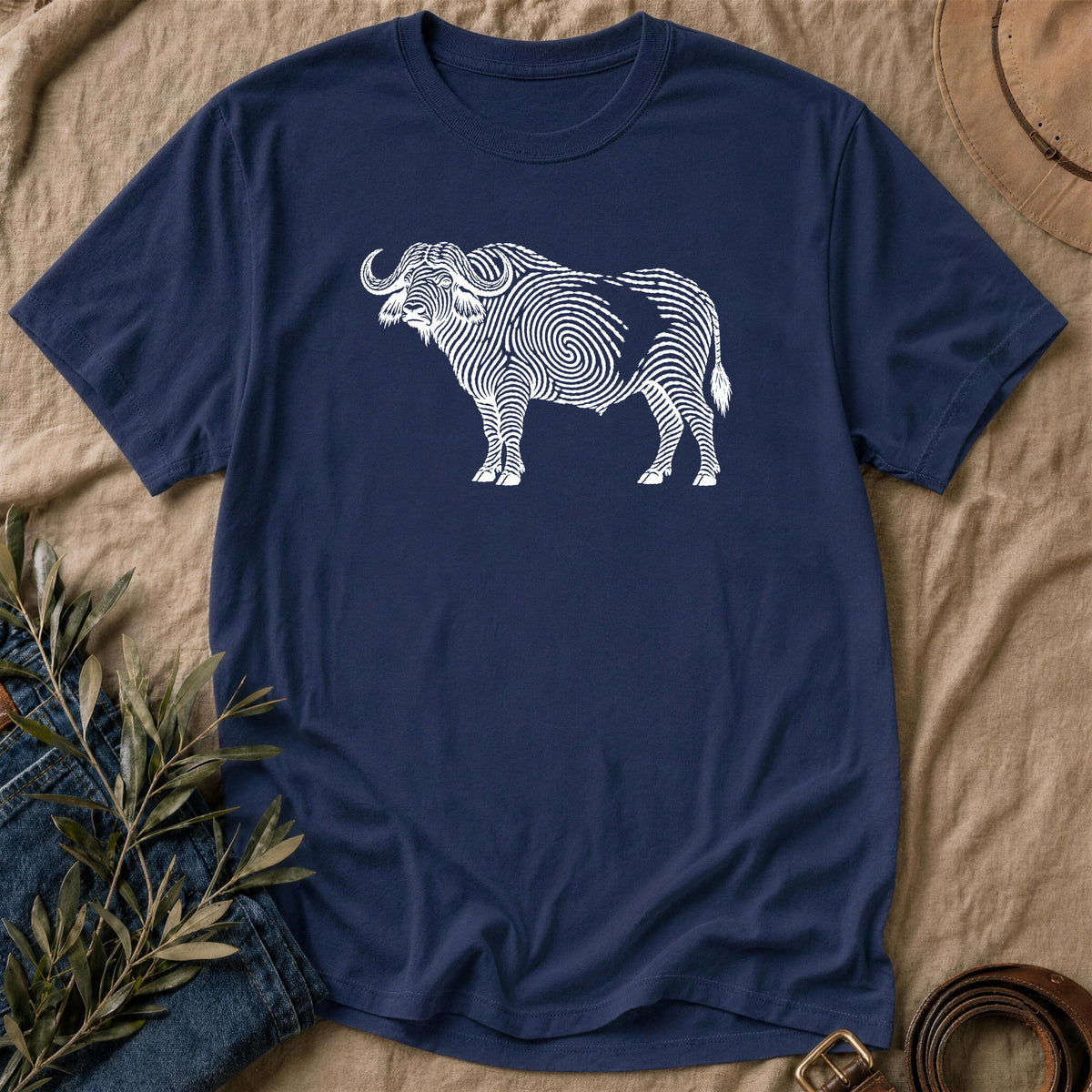 Thumb Print - Navy