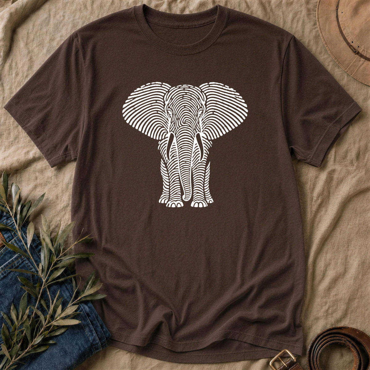 Trunk Print - Dark Chocolate