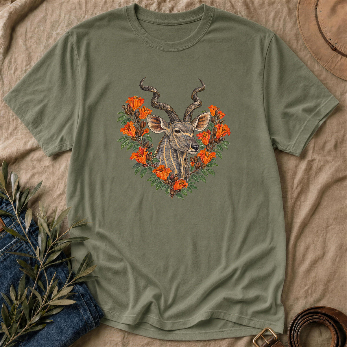 Tulip Spiral - Military Green