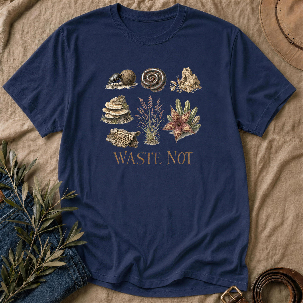 Waste Not - Navy