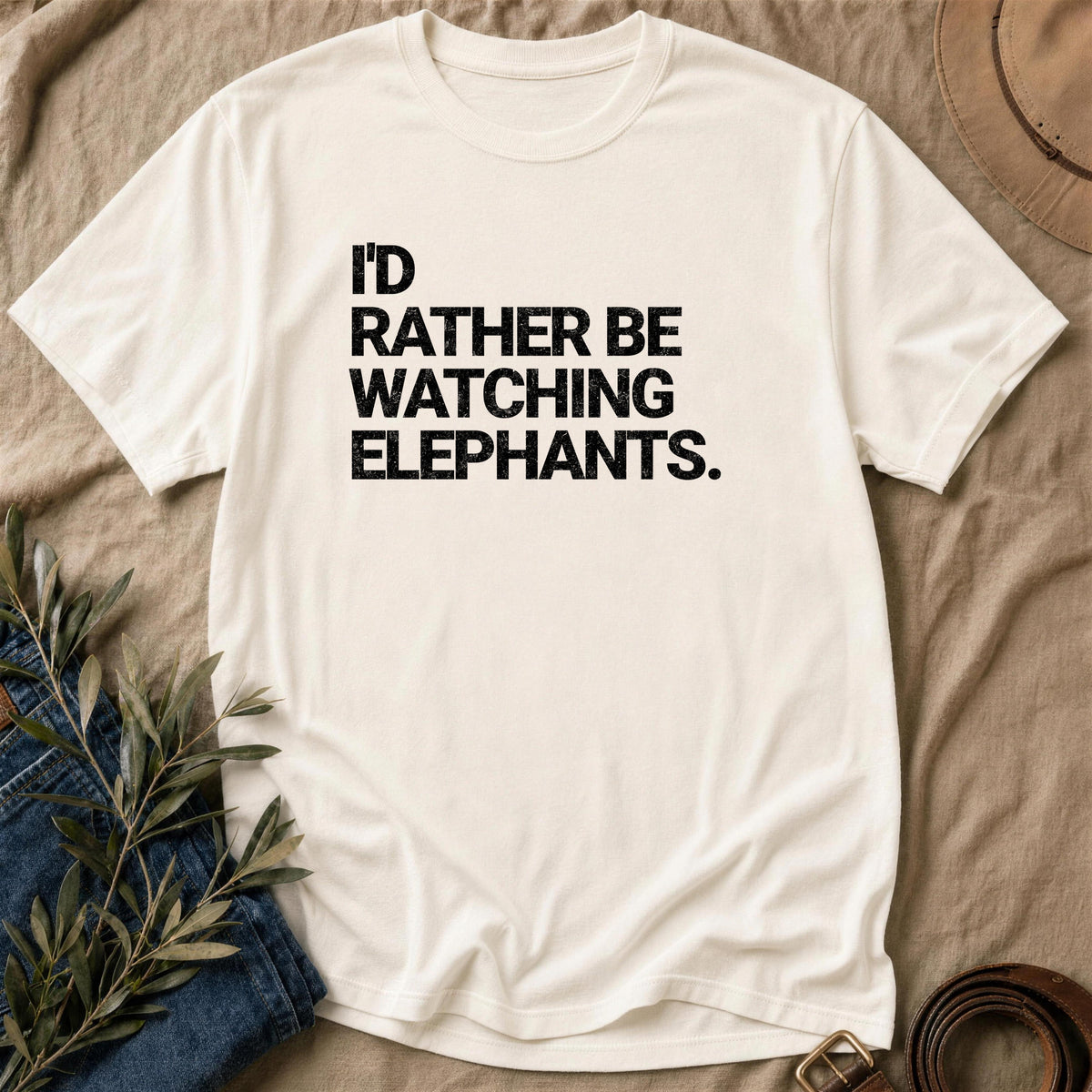 Watching Elephants - Natural
