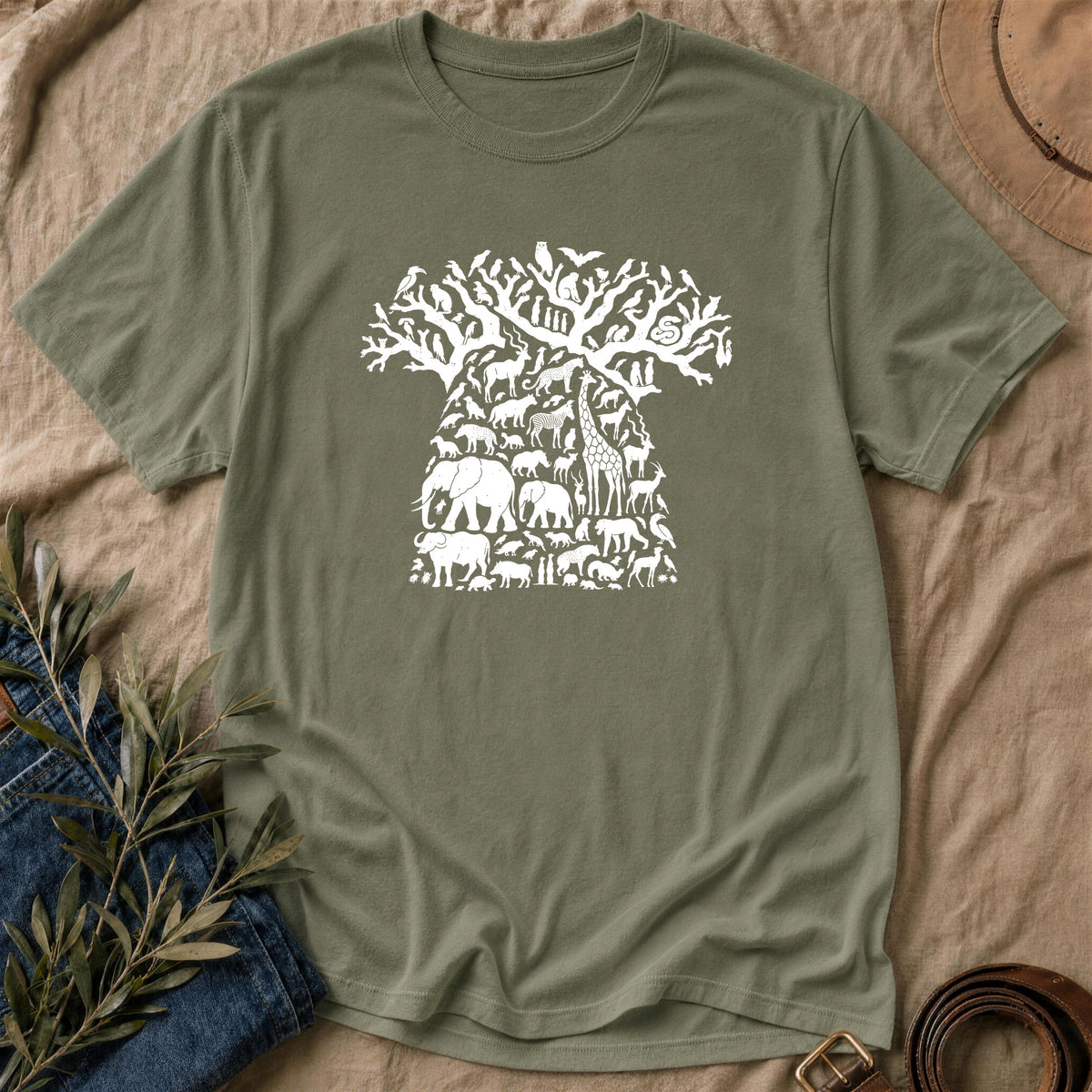 Wide Shade - Military Green