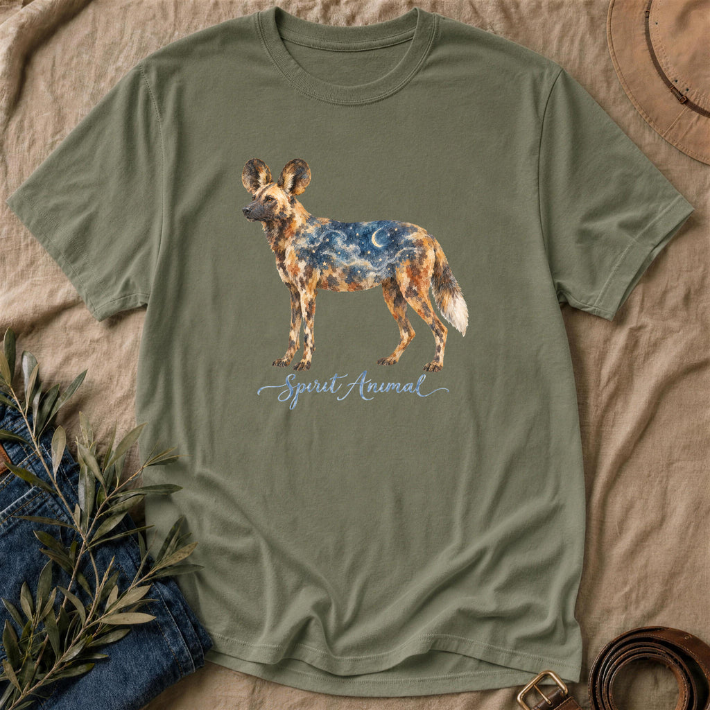 Wild Dog Spirit Animal - Military Green