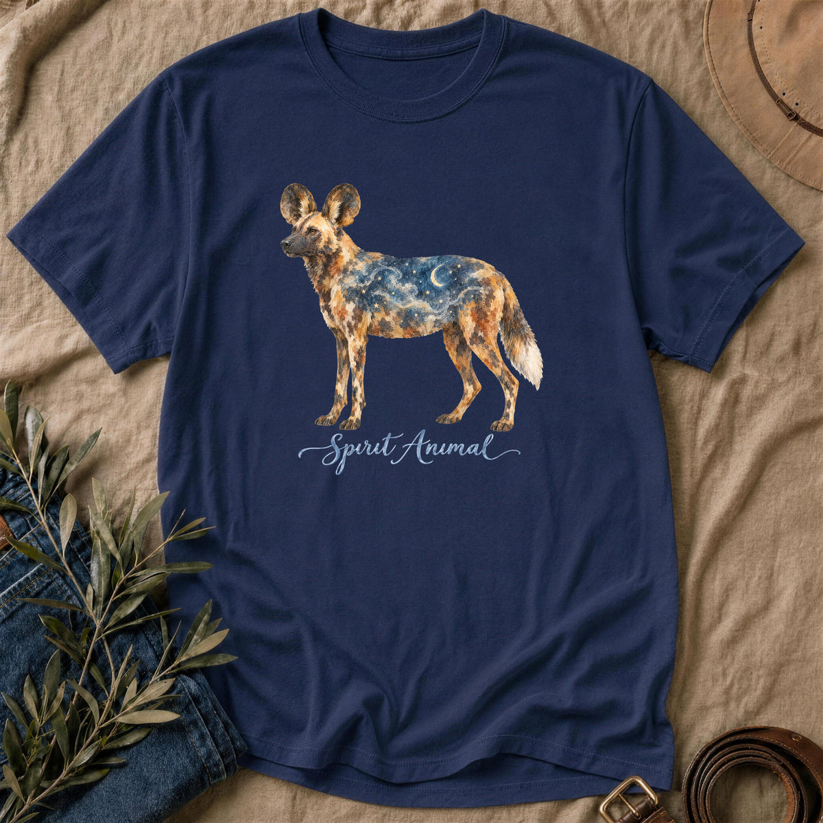 Wild Dog Spirit Animal - Navy