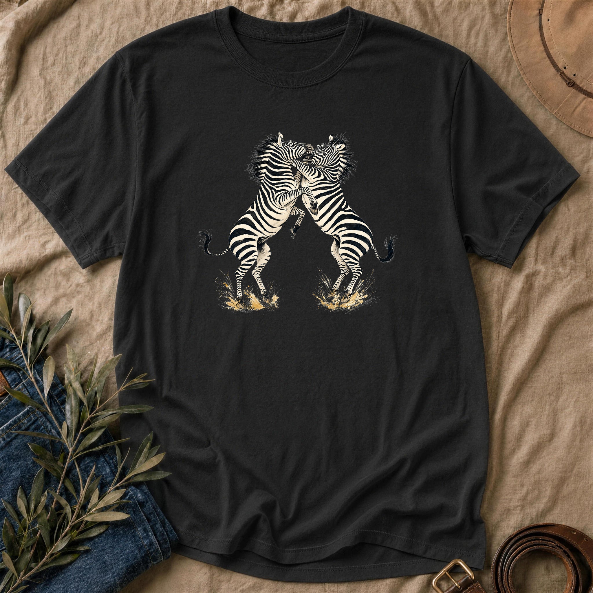 Zebra Brawl - Black