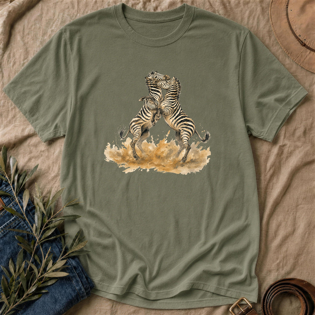 Zebra Scuffle - Military Green