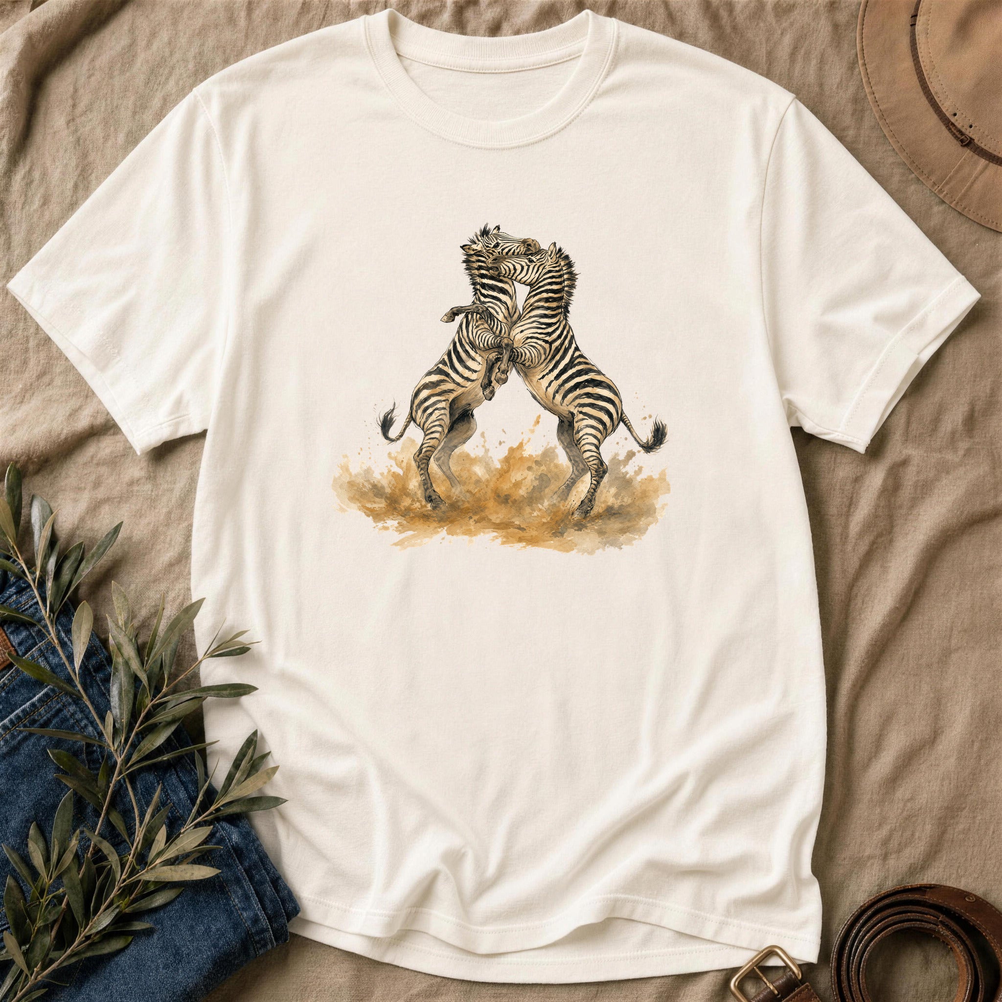 Zebra Scuffle - Natural
