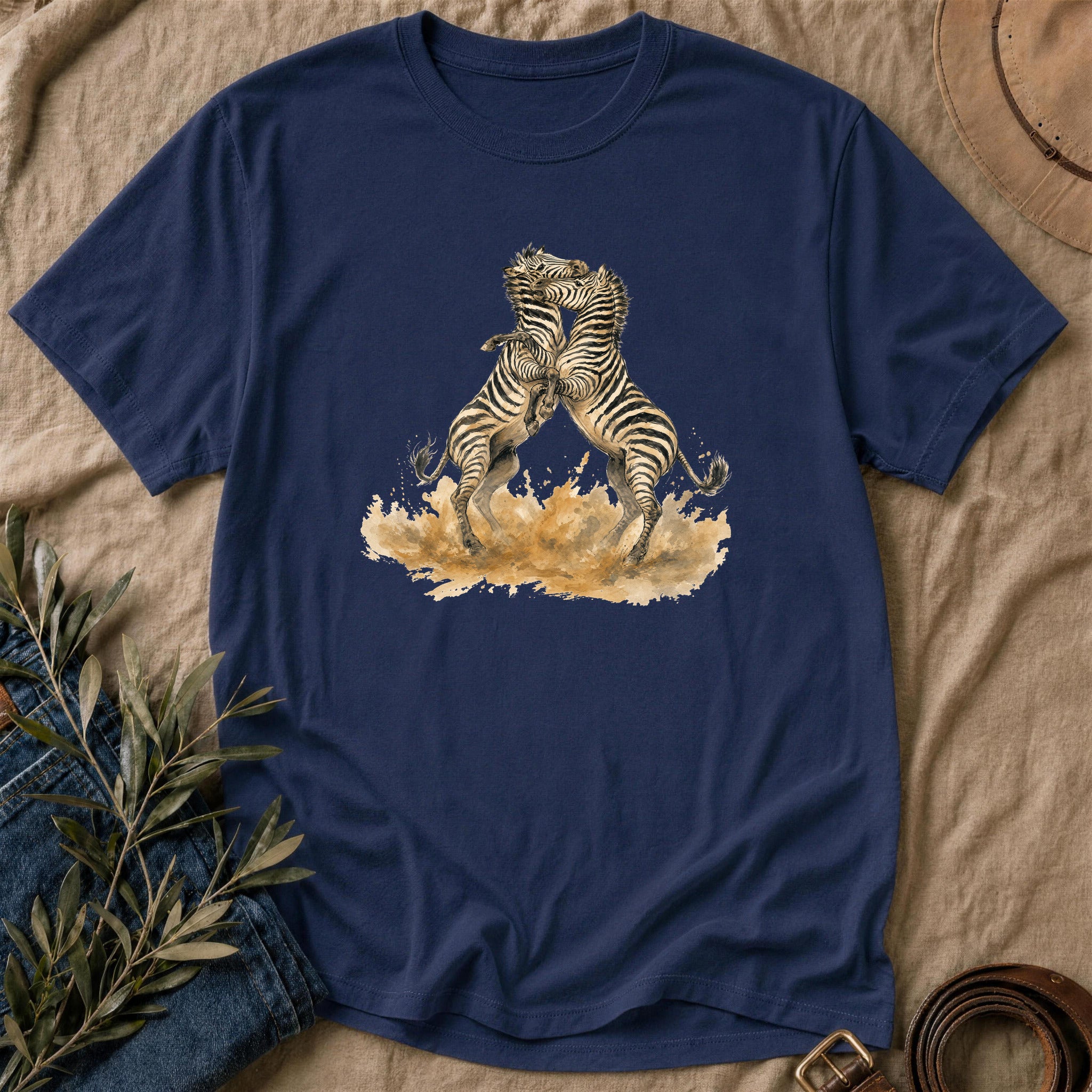 Zebra Scuffle - Navy