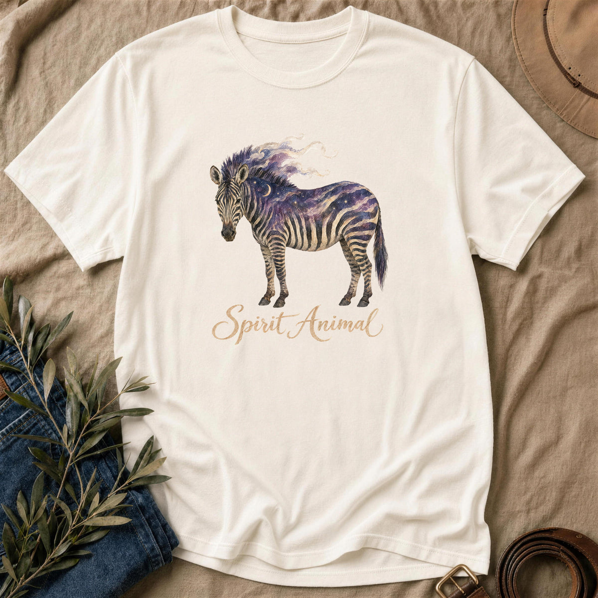 Zebra Spirit Animal - Natural